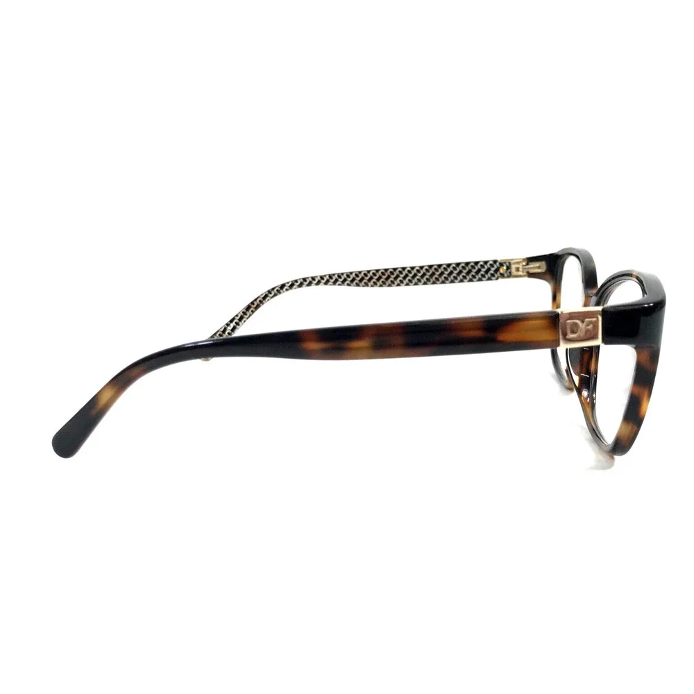 Diane Von Furstenberg Eyeglasses Frames DVF5064 240 Tortoise Cat Eye 52-16-130